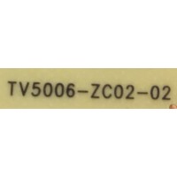 KIT DE TARJETAS PARA TV JVC / MAIN MS16010-ZC01-01 / 20200815 / FUENTE TV5006-ZC02-02 / 20200806 / T-CON CCPD-TC495-005-H V1.2 / 20200805 / PANEL CC580PV7D / DISPLAY CC580PV7D VER.02 / MODELO LT-58MAW595